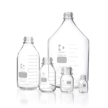 Duran Laboratory Bottles GL 45, Clear & Amber